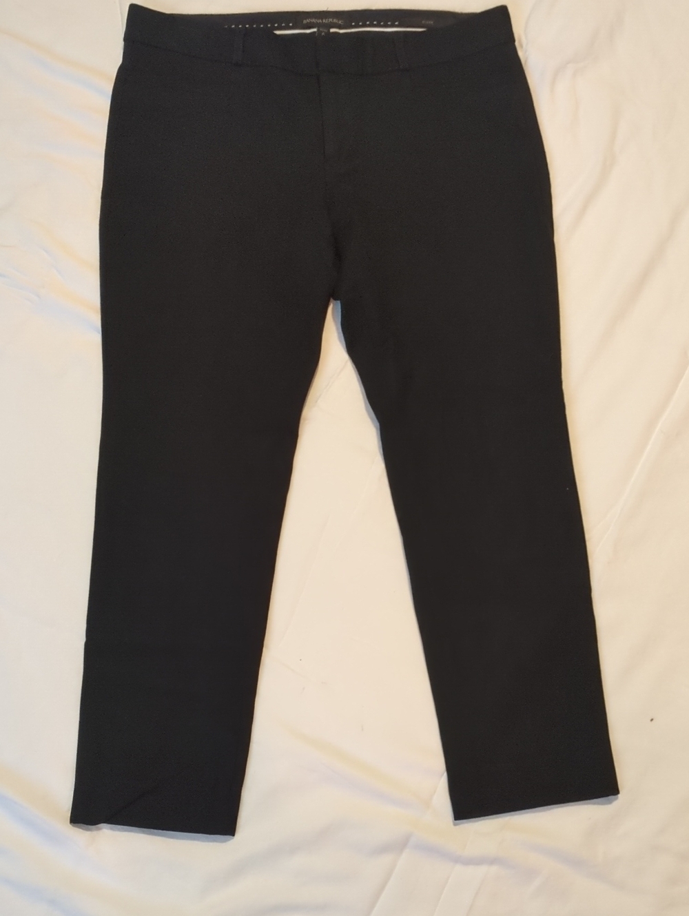 Banana Republic Black Slim Cropped Dress Pants